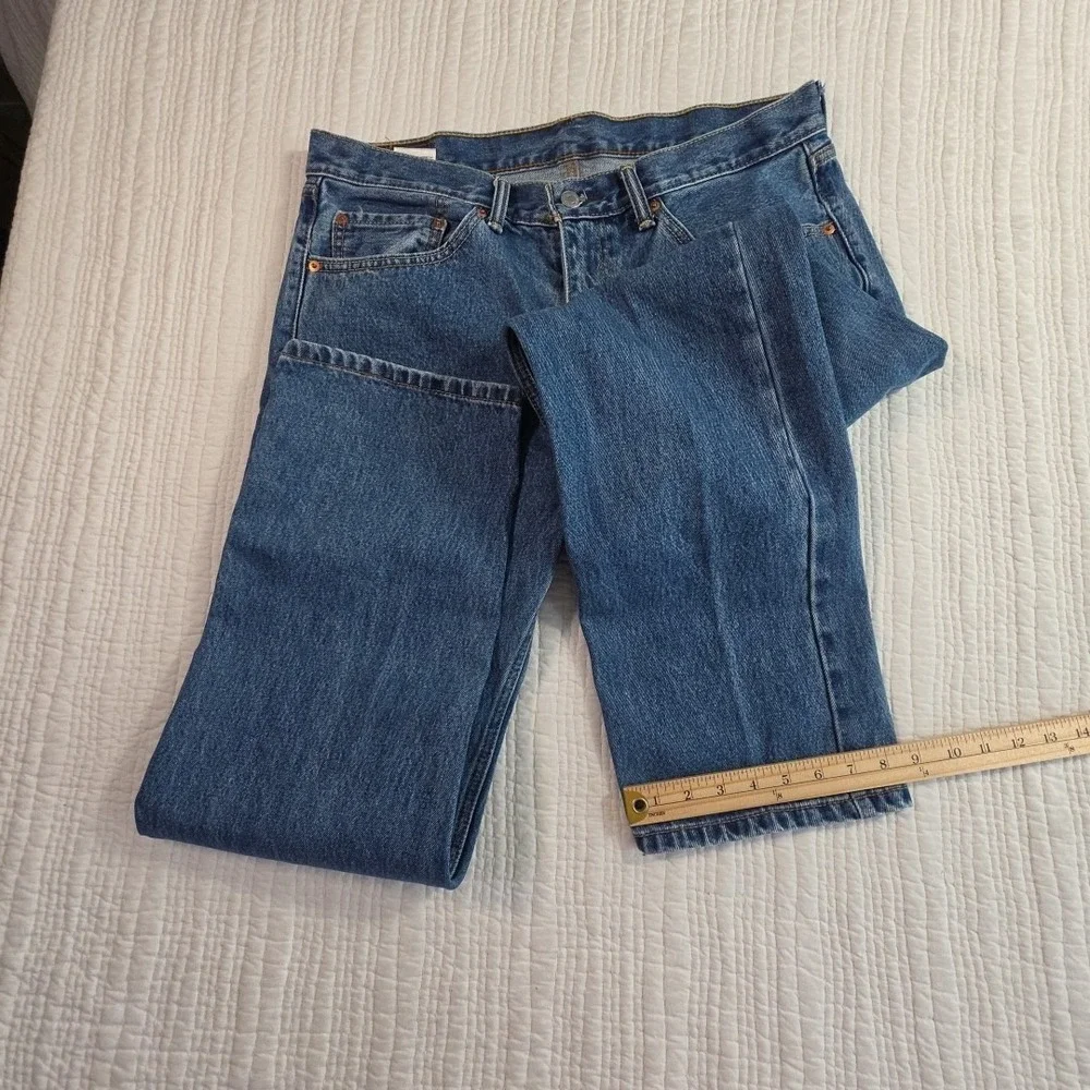 Levi's‎ 505 Jeans Men's 36x30 Med Wash 100% Cotton Straight Leg Classic Fit EUC